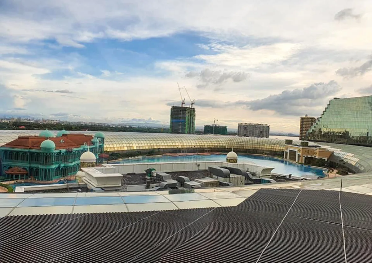 Completed rooftop installation